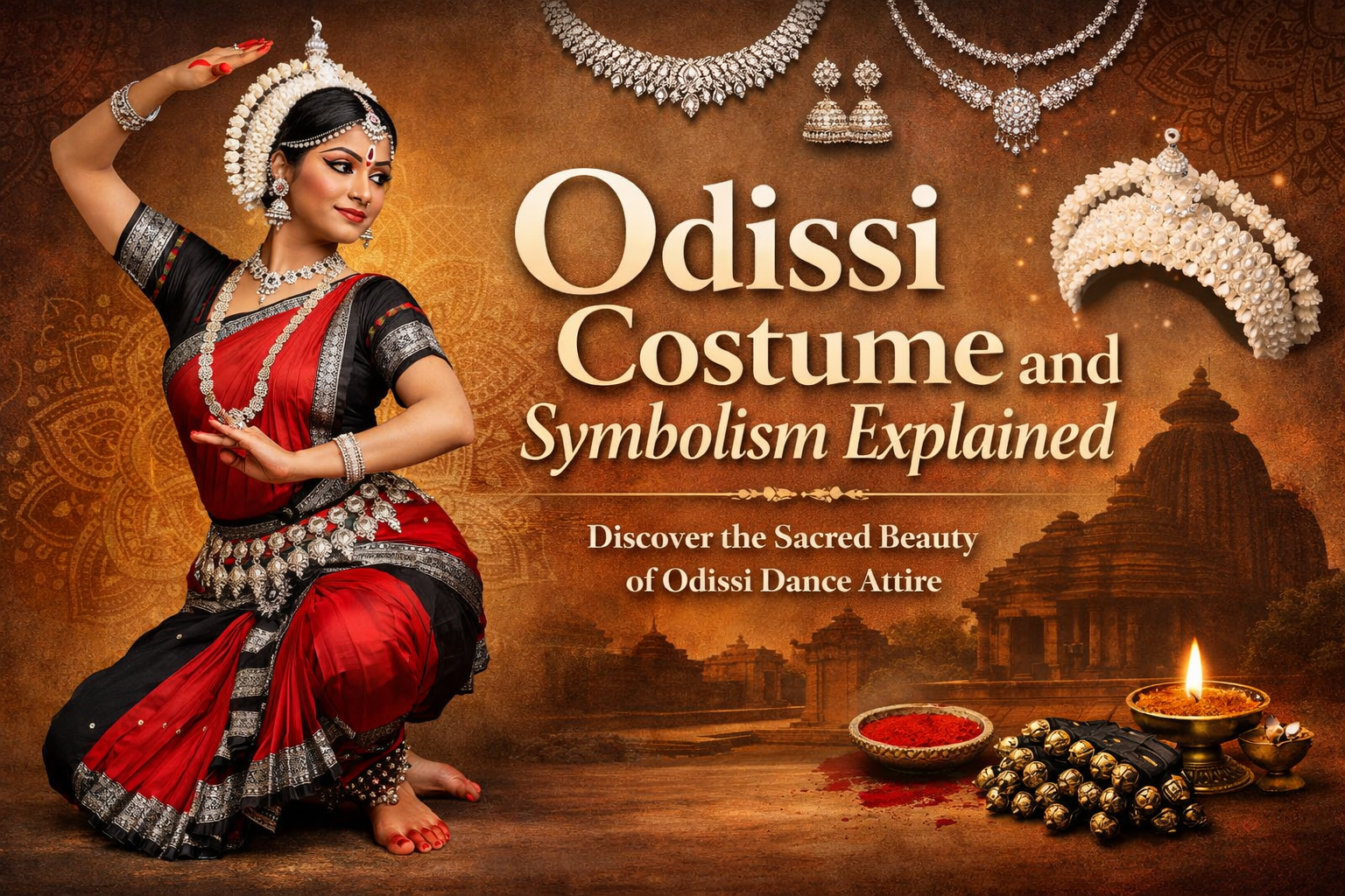 Odissi costume and symbolism explained